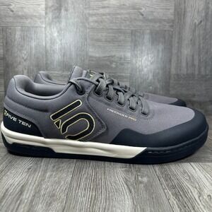 Five Ten Freerider Pro Canva Men 12 Grey Flat Pedal Cycling Shoe NEW IE7592